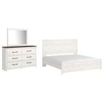 Gerridan King Panel Bed, Dresser and Mirror