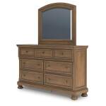 Feddinger Queen Panel Bed, Dresser, Mirror, Chest and 2 Nightstands - Image 8
