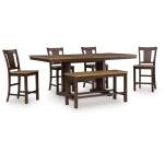 Rylandeen Counter Height Extension Dining Table 4 Barstools and Bench - Image 2
