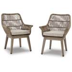 Beach Front Arm Chair with Cushion (Set of 2) - Image 2