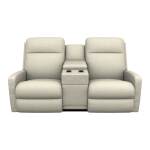 Finley Power Wall Reclining Loveseat w/ Headrest & Console - U39747