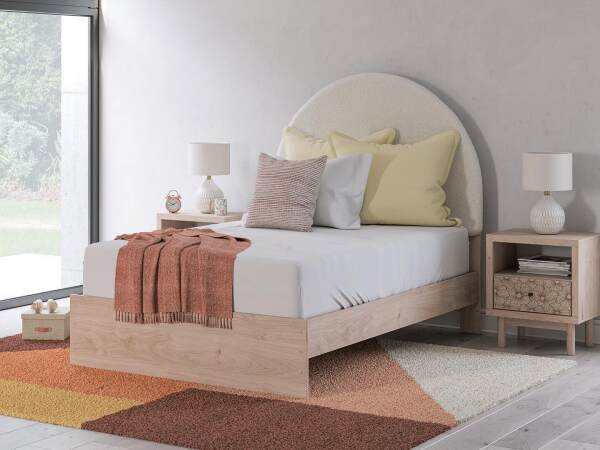 Arloster Full Upholstered Panel Bed, Dresser and Mirror - Image 20