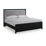 Maeling King Upholstered Panel Bed