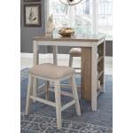 Skempton Counter Height Dining Table and Bar Stools (Set of 3) - Image 5