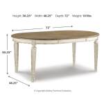 Realyn Dining Table and 8 Chairs - Image 7