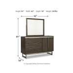 Arkenton King Panel Bed, Dresser and Mirror - Image 11