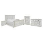 Robbinsdale Queen Panel Bed, Dresser, Chest and 2 Nightstands
