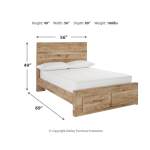 Hyanna Full Panel Storage Bed, Dresser and Mirror - Image 9