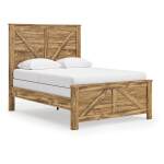 Maystonna Queen Crossbuck Panel Bed, Dresser, Mirror and Nightstand - Image 11