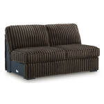 Midnight-Madness Armless Loveseat