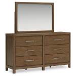 Cabalynn King Panel Bed with Storage, Dresser and Mirror - Image 3