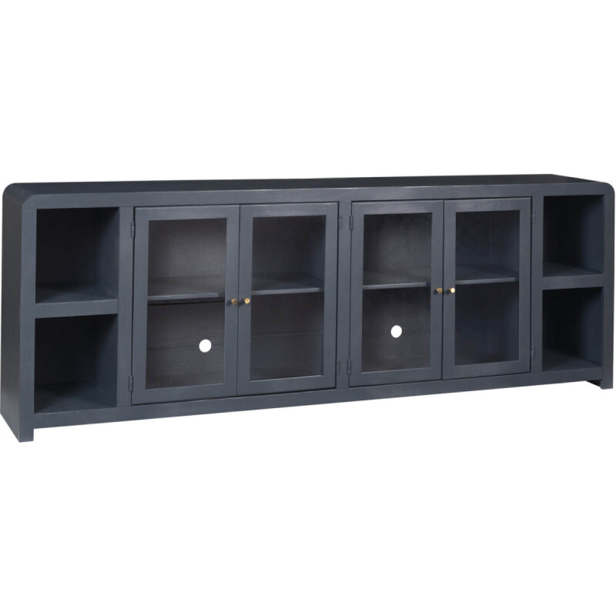 ce9c90fc8400319a73e4c60ffab1751b Taylor 96" Console W/ 4 Doors MYY1270-MBL - Image 1
