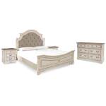 Realyn King Bed, Dresser and 2 Nightstands