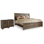 Juararo King Panel Bed and 2 Nightstands - Image 2
