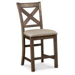 Moriville Counter Height Dining Table and 6 Barstools - Image 4