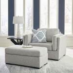 Evansley Oversized Chair and Ottoman - Image 2