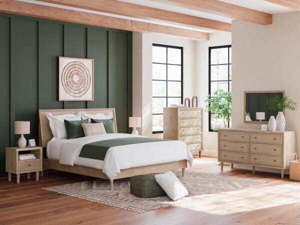 Cielden King Panel Bed, Dresser and Nightstand - Image 20