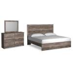 Ralinksi King Panel Bed, Dresser and Mirror