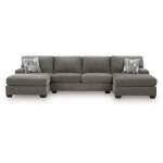 Newellen 3-Piece Sectional with Double Chaise