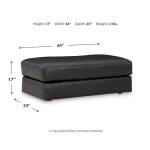 Amiata Oversized Chair and Ottoman - Image 12
