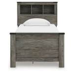 Frandern Twin Bookcase Bed with Storage, Dresser and Mirror - Image 10