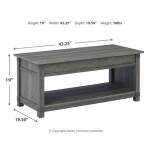 Freedan Lift-top Coffee Table, 2 End Tables and Console - Image 15