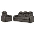 Fyne-Dyme Power Reclining Sofa and Power Recliner