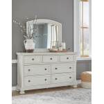 Robbinsdale Queen Panel Bed, Dresser, Mirror and Nightstand - Image 9