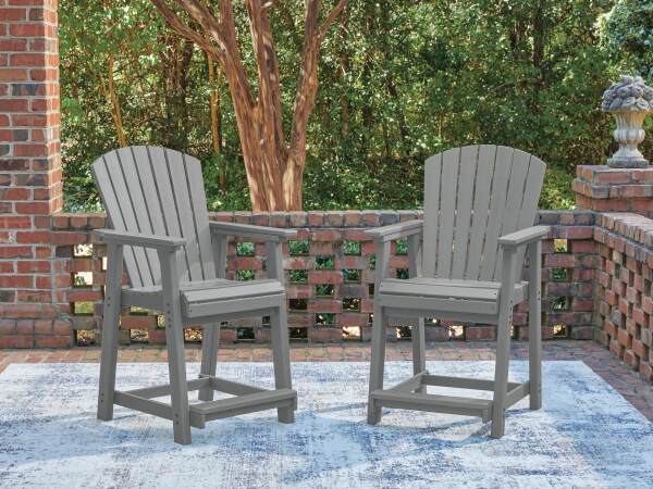 Sanctuary Beach Outdoor Counter Height Bar Stool (Set of 2) - Image 3