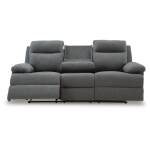 Side-Swipe Reclining Sofa with Drop Down Table - Image 6