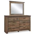 Trinell Queen Panel Bed, Dresser and Mirror - Image 3