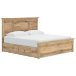 Makidern King Panel Storage Bed