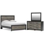 Broachmyn Queen Panel Bed, Dresser and Mirror