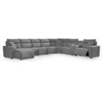 Modmax II 8-Piece Power Reclining Sectional with Console