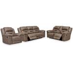 Stoneland Reclining Sofa, Loveseat and Recliner