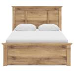 Makidern Queen Panel Bed with Storage, Dresser and Mirror - Image 10