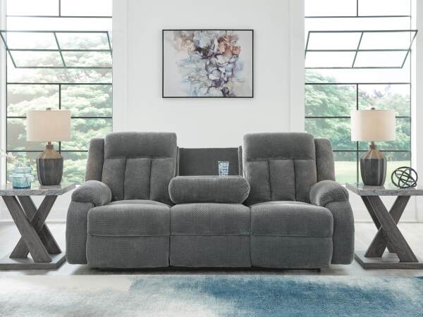 Observation Power Reclining Sofa with Drop Down Table - Image 8