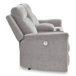 Barnsana Power Reclining Loveseat with Console - Image 7