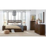 Modern Loft Panel Bed IMLBRGRP7 - Image 3