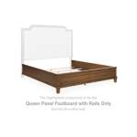 Jorlaina Queen Panel Footboard with Rails