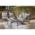 Visola Outdoor Loveseat, 2 Lounge Chairs and Coffee Table - Image 2