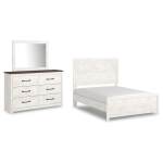 Gerridan Full Panel Bed with Dresser and Mirror