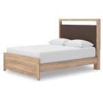 Kinlanni Queen Upholstered Panel Bed, Dresser and Mirror - Image 15