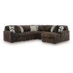 Midnight-Madness 5-Piece Sectional with Chaise