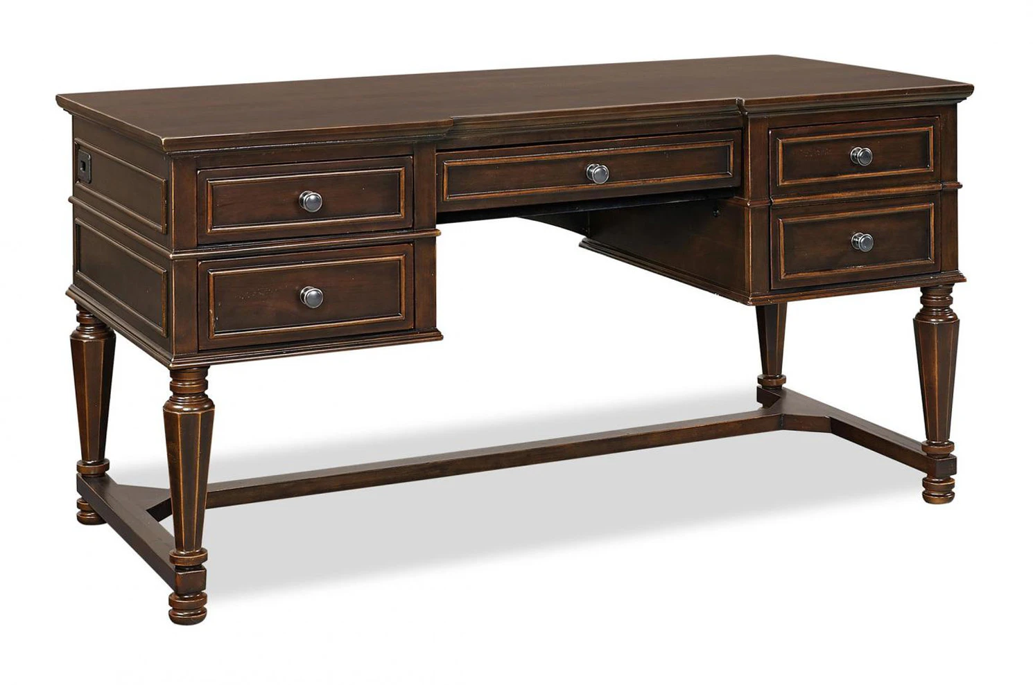 d352edce7c4ce284c7366a4a50b75b17 Weston 60" Half-ped Desk I35-371 - Image 1