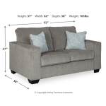 Altari 2-Piece Sleeper Sectional, Loveseat and Ottoman - Image 11