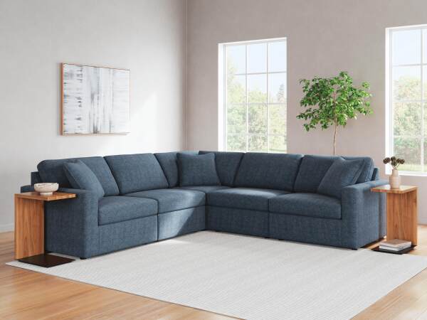 Modmax 5-Piece Sectional and Ottoman - Image 11