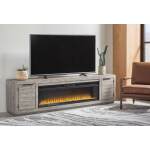 Naydell 92" TV Stand with Electric Fireplace - Image 3