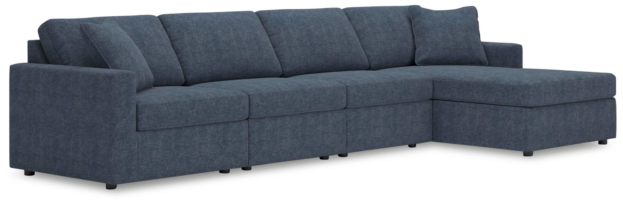 d45871e4846b083575c652fa11e4ebfd Modmax 4-Piece Sectional with Chaise - Image 1