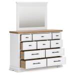 Ashbryn King Panel Bed, Dresser, Mirror and 2 Nightstands - Image 5